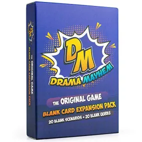 Drama Mayhem Family-Friendly Blank Card Expansion Pack
