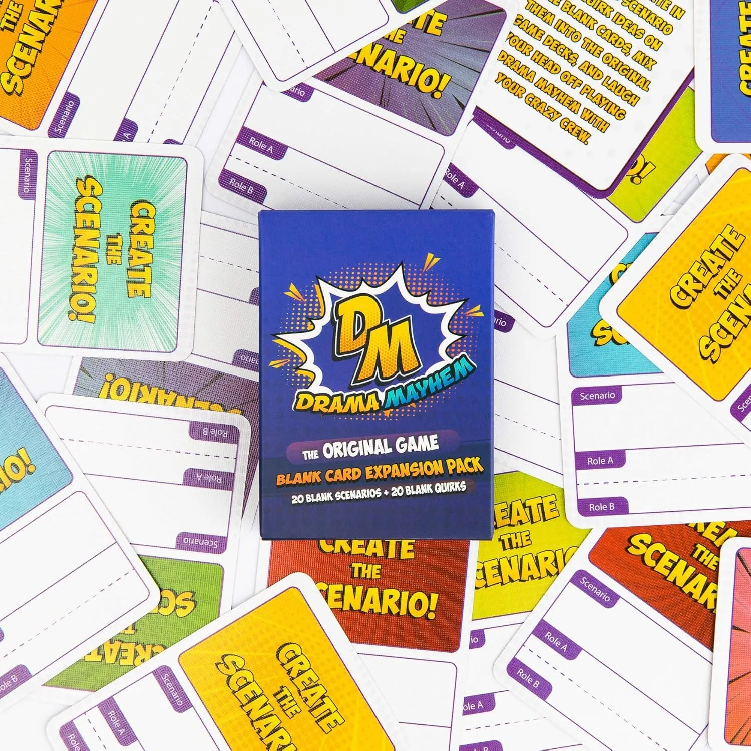 Drama Mayhem Family-Friendly Blank Card Expansion