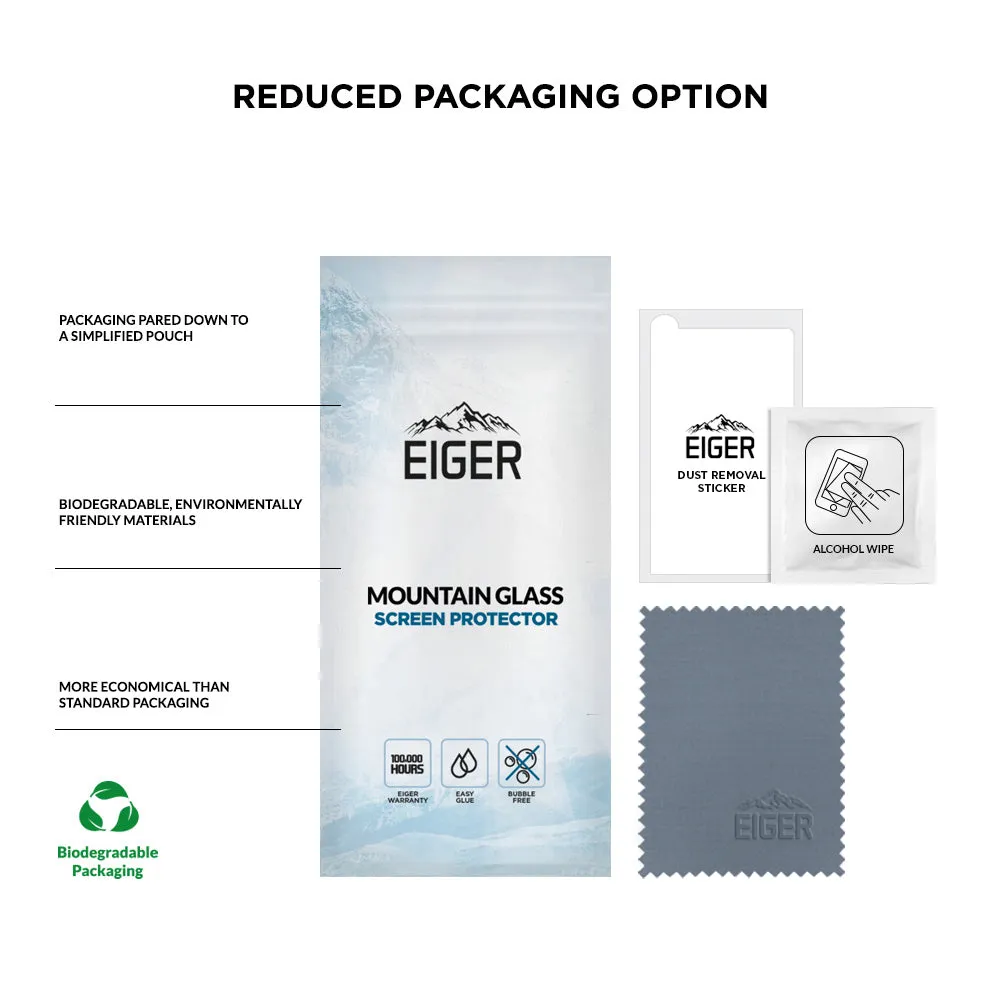 Eiger Mountain High-Impact Triflex Screen Protector (2 Pack) for Apple iPhone 12 / 12 Pro