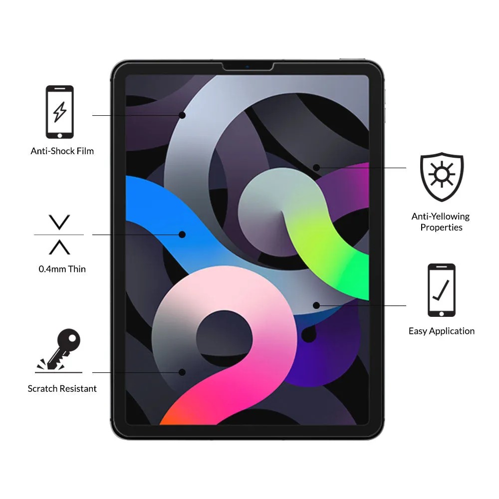 Eiger Mountain H.I.T High Impact Triflex Tablet Screen Protector (1 Pack) for Apple iPad Air (2020) (2022) / iPad Pro 11 (2018) (2020) (2021) (2022)