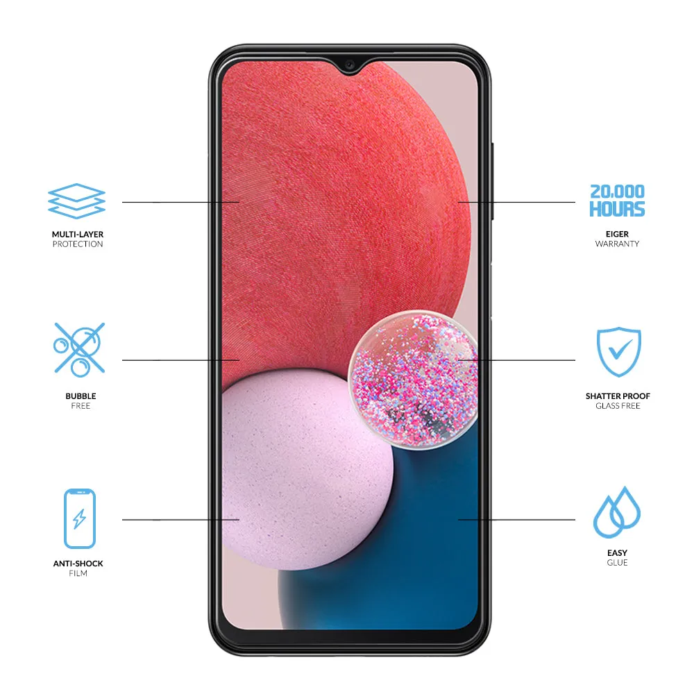 Eiger Mountain H.I.T Screen Protector (2 Pack) for Samsung Galaxy A13 4G