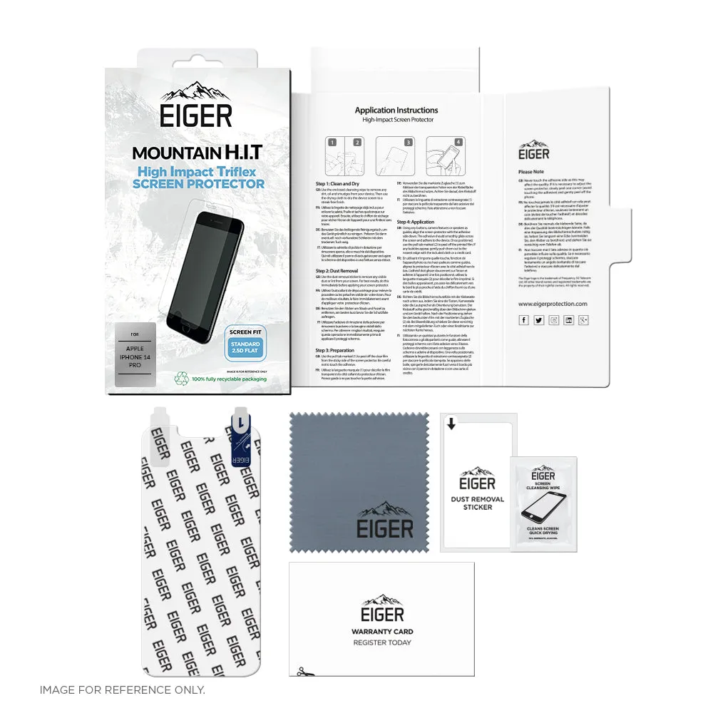 Eiger Mountain H.I.T Screen Protector for Apple iPhone 14 Pro