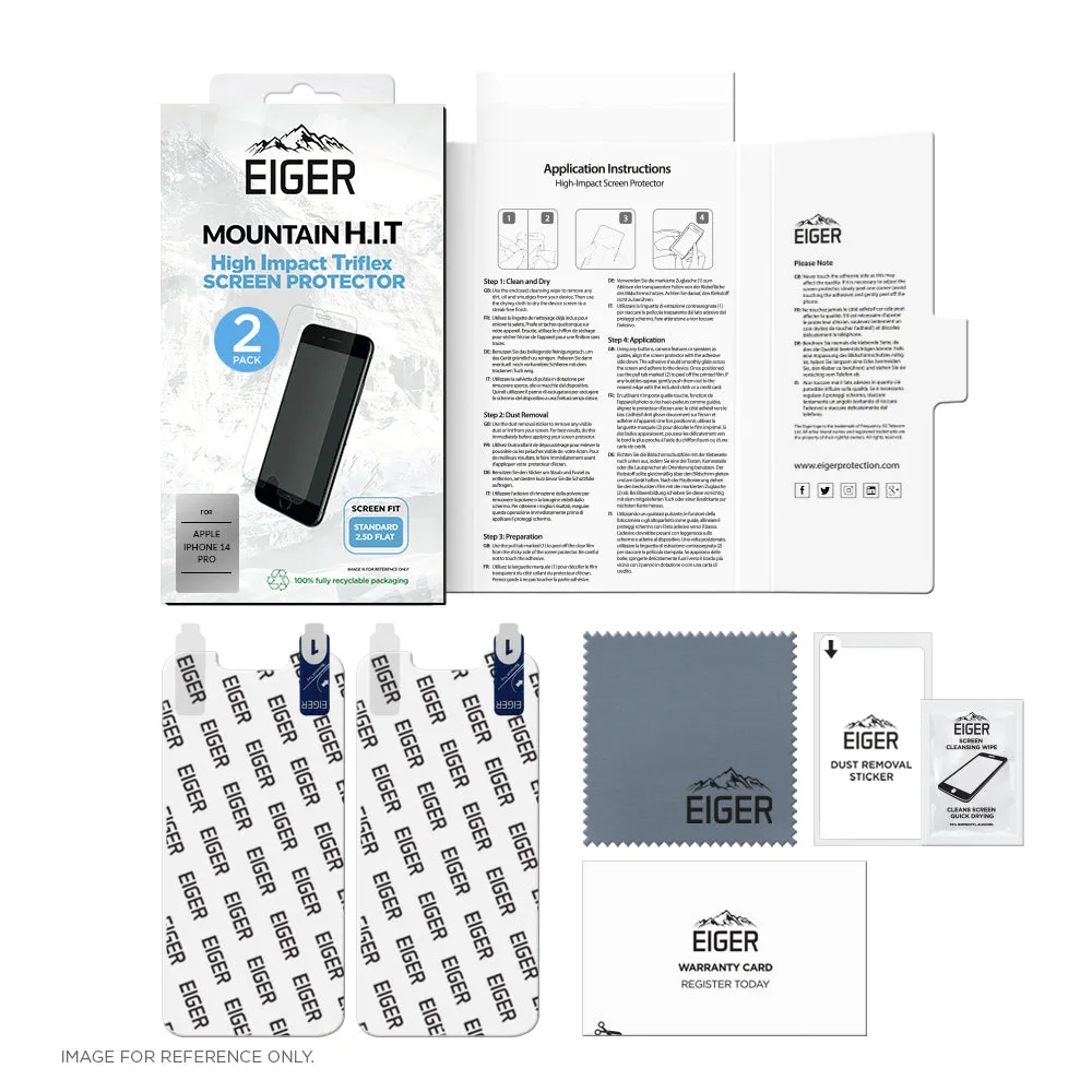 Eiger Mountain H.I.T Screen Protector for Apple iPhone 14 Pro