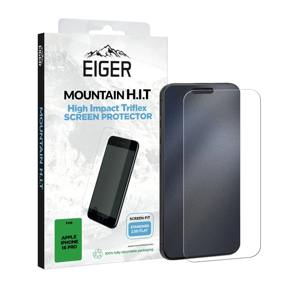 Eiger Mountain H.I.T Screen Protector for Apple iPhone 16 Pro