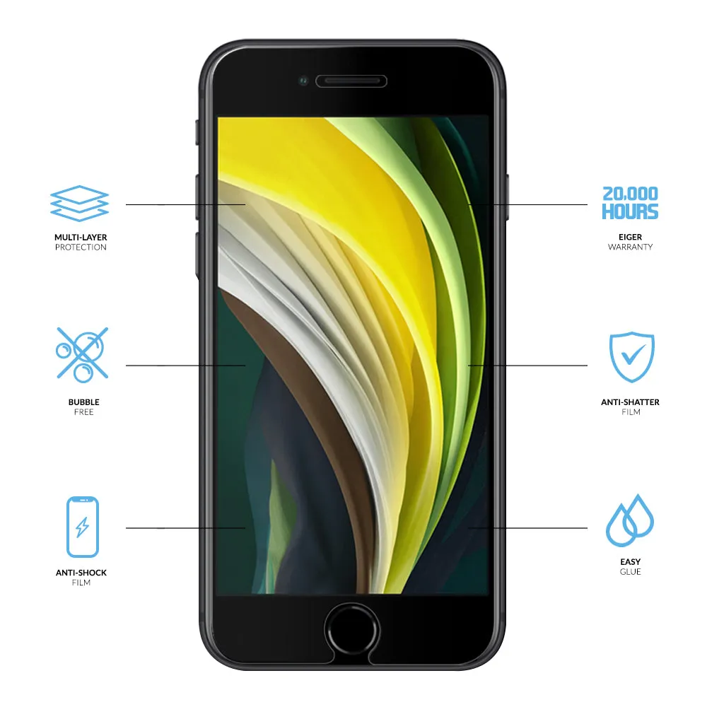 Eiger Mountain H.I.T Screen Protector for Apple iPhone 7 / 8 / SE (2020) (2022)
