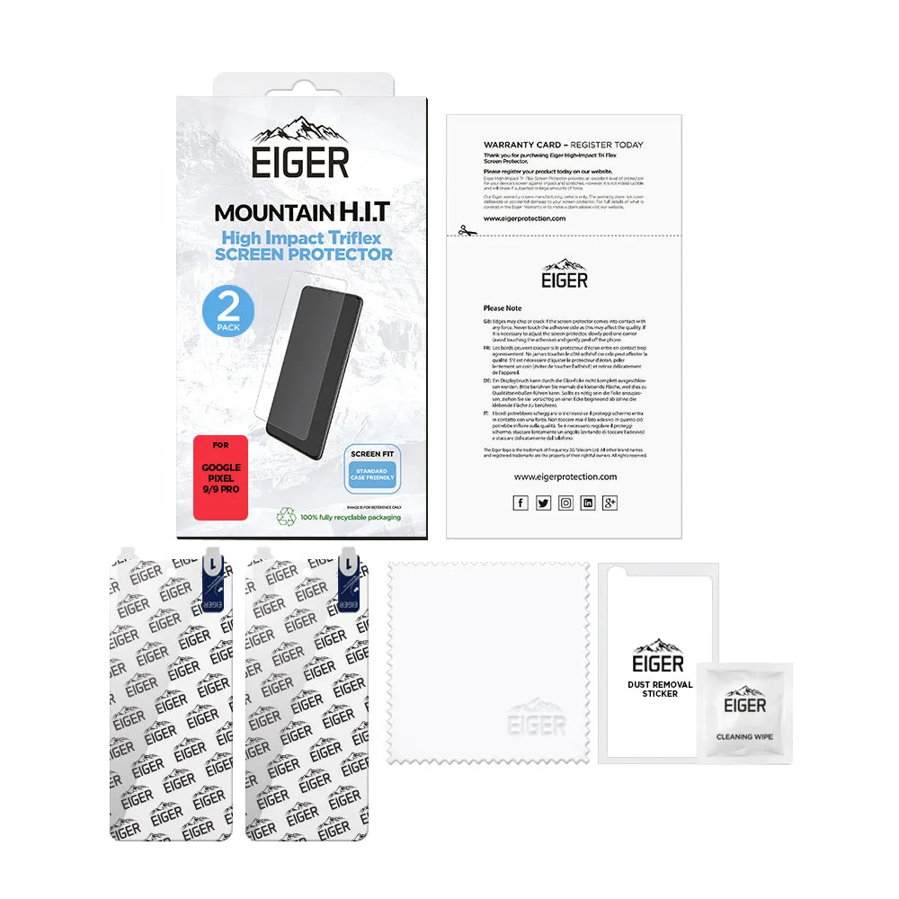 Eiger Mountain H.I.T Screen Protector for Google Pixel 9/9 Pro