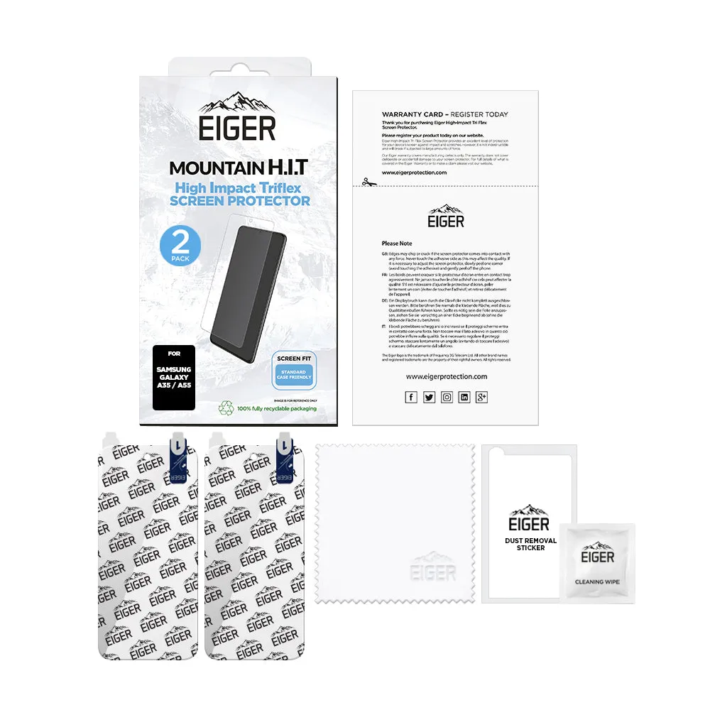 Eiger Mountain H.I.T Screen Protector for Samsung A35 / A55