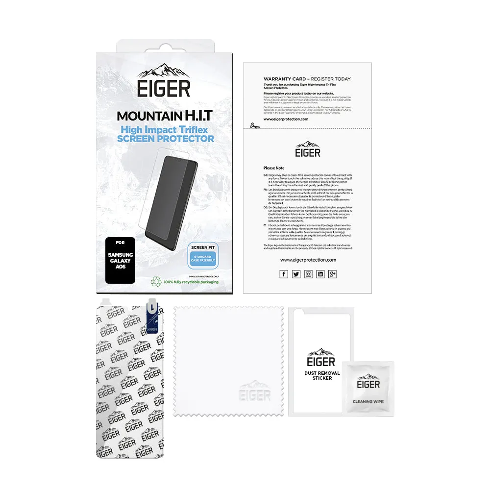 Eiger Mountain H.I.T Screen Protector for Samsung Galaxy A06