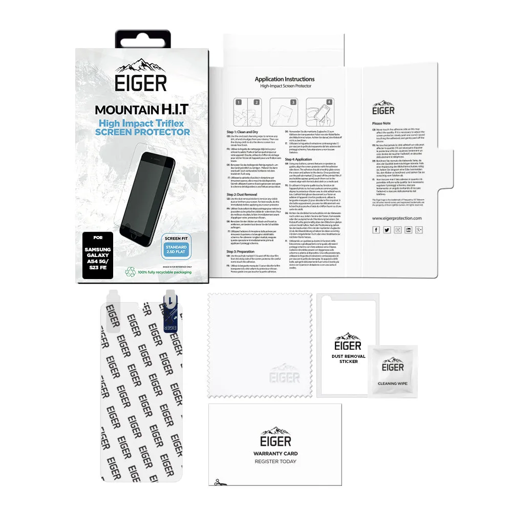 Eiger Mountain H.I.T Screen Protector for Samsung Galaxy A54 5G / S23 FE
