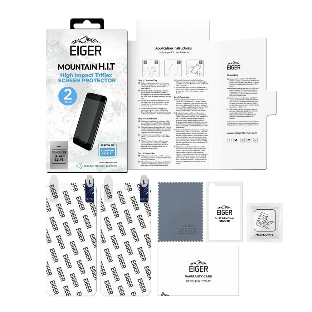 Eiger Mountain H.I.T Screen Protector for Samsung Galaxy S21 FE / S21 FE 5G
