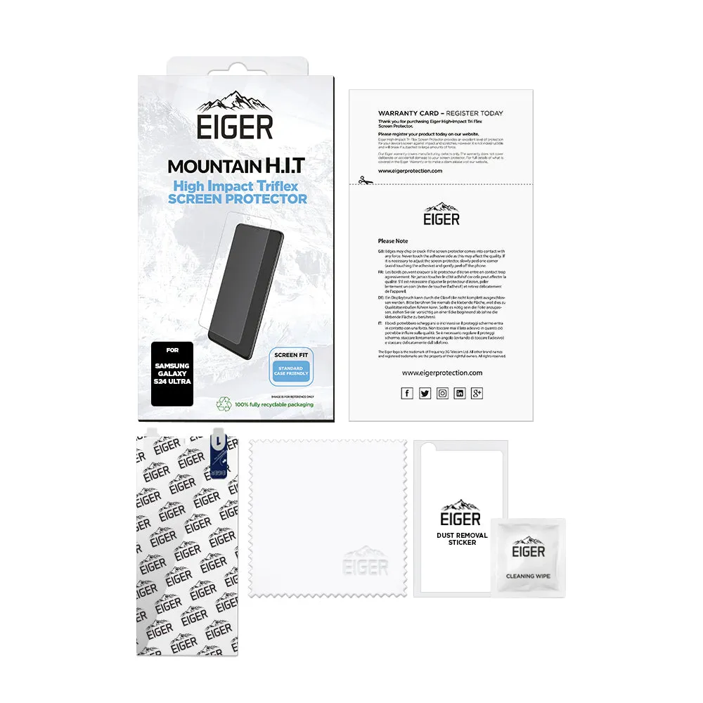 Eiger Mountain H.I.T Screen Protector for Samsung Galaxy S24 Ultra