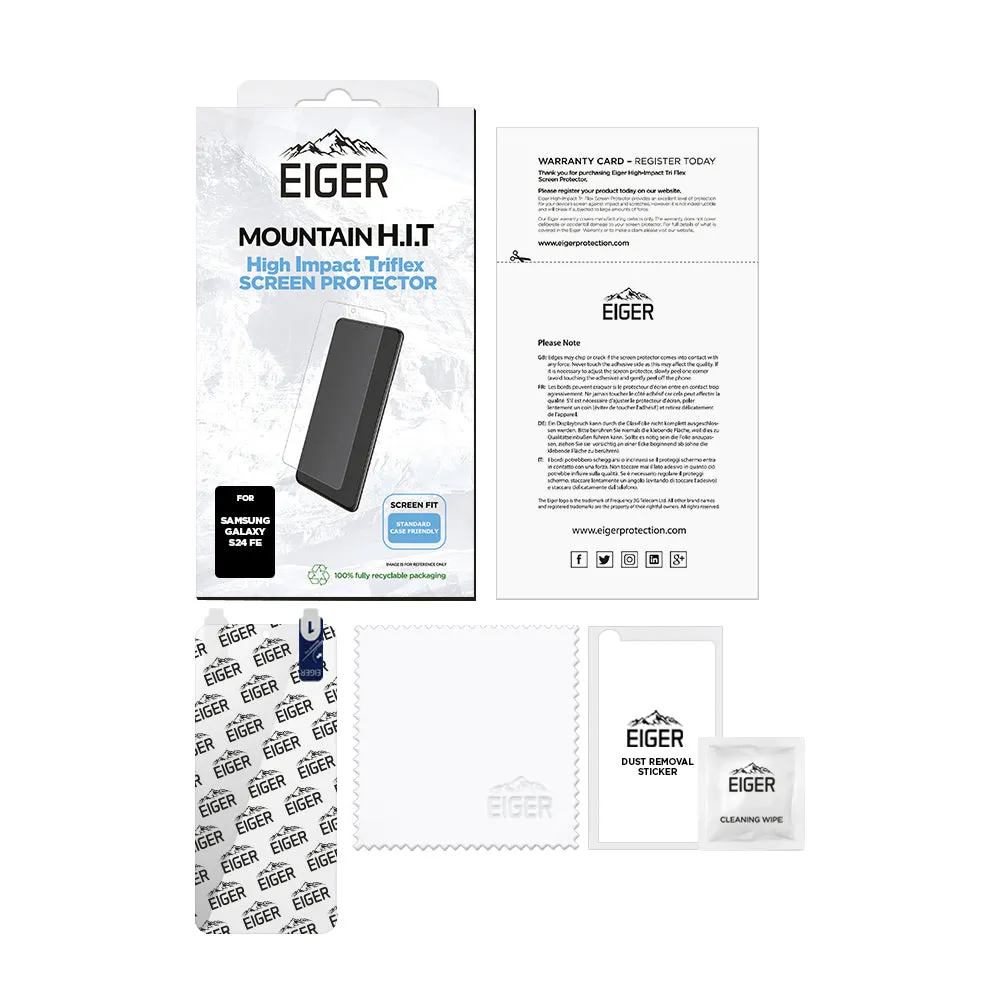 Eiger Mountain H.I.T Screen Protector for Samsung S24 FE