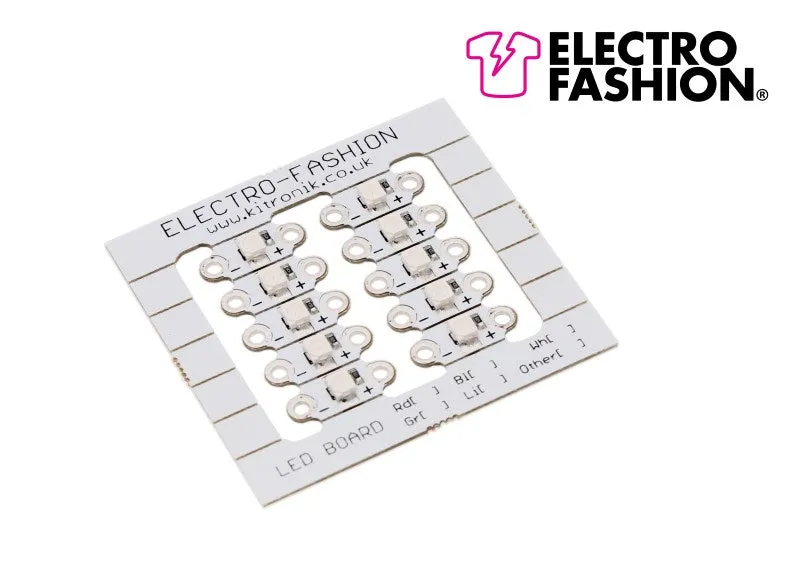 Electro-Fashion, LED Board, White