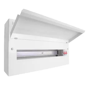 Elucian CUEB22MS20 22 Way Metal Consumer Unit with 100AMP Main Switch