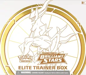 English Pokemon Trading Card Game: Sword and Shield Brilliant Stars Elite Trainer Box