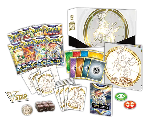 English Pokemon Trading Card Game: Sword and Shield Brilliant Stars Elite Trainer Box
