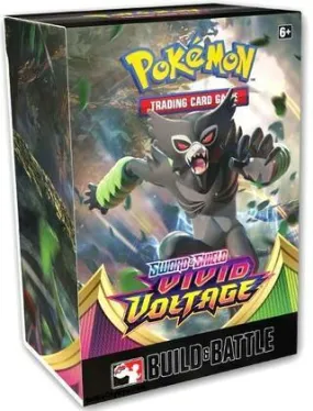 English Pokemon Trading Card Game: Sword and Shield Vivid Voltage Build and Battle Box