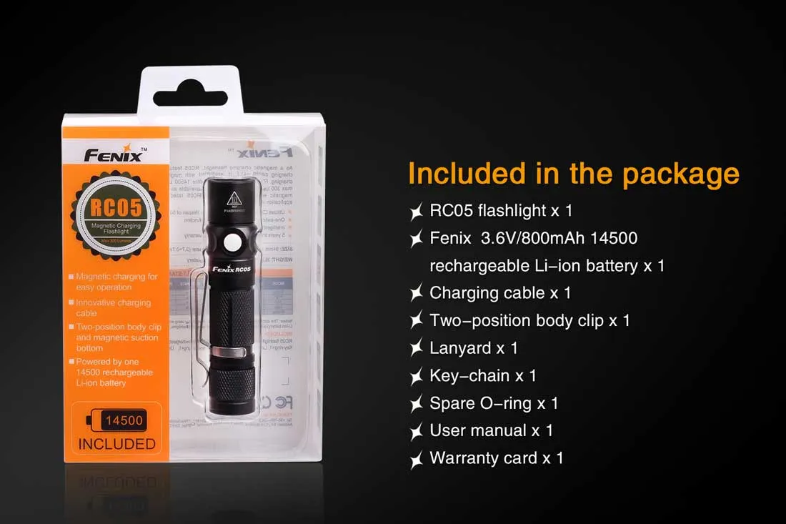 Fenix RC05 XP-G2 R5 LED Rechargeable