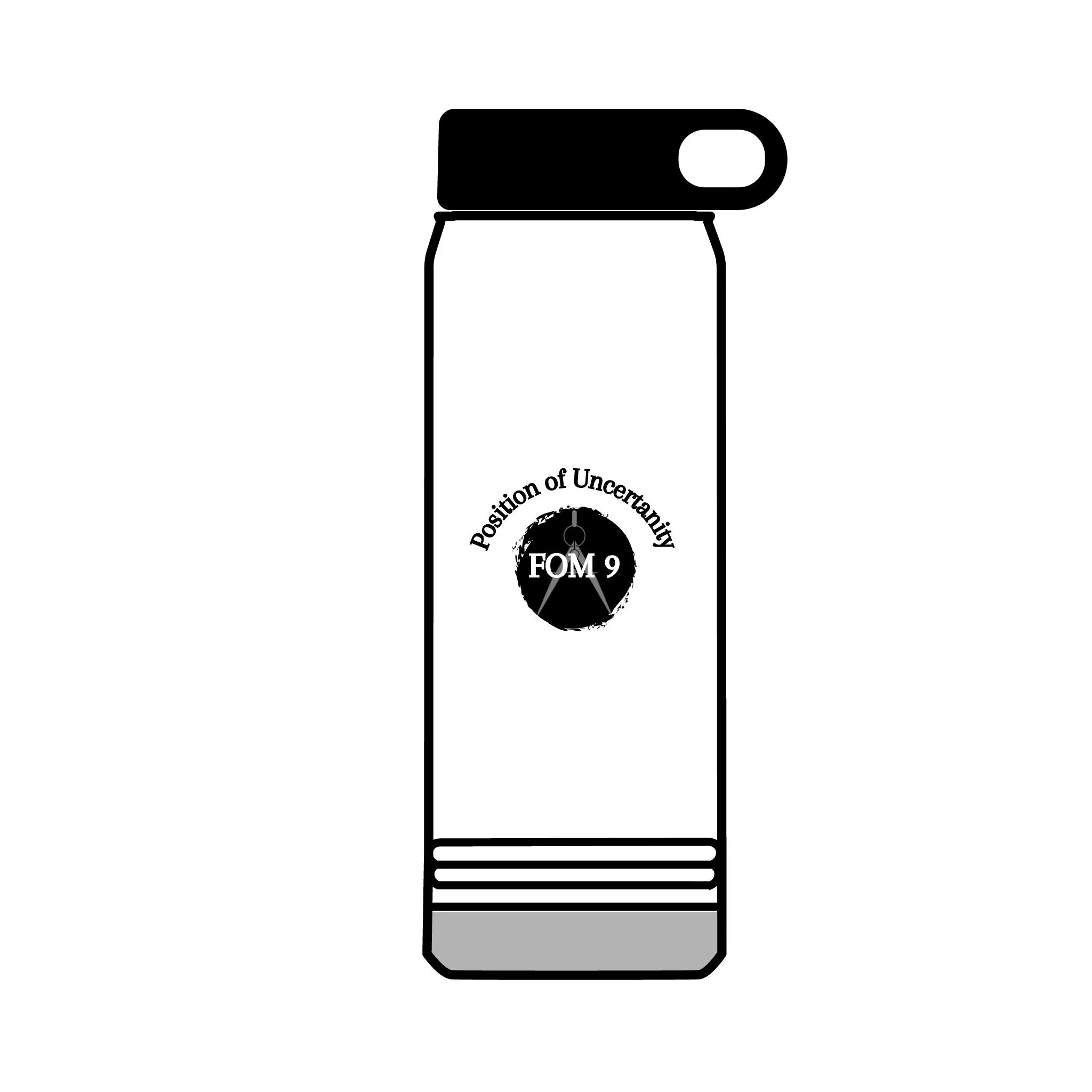 FOM 9 GPS Water Bottle, 32oz