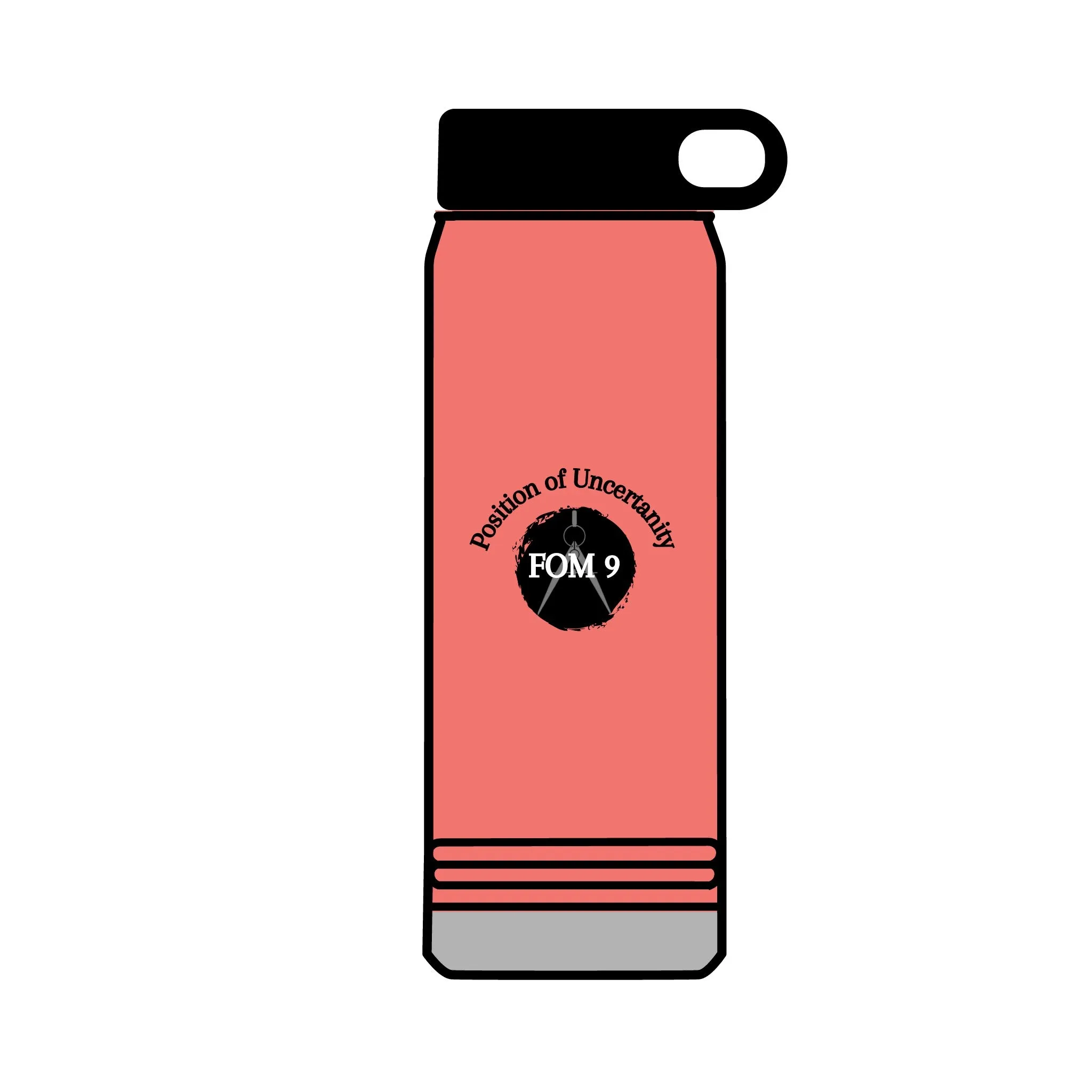 FOM 9 GPS Water Bottle, 32oz