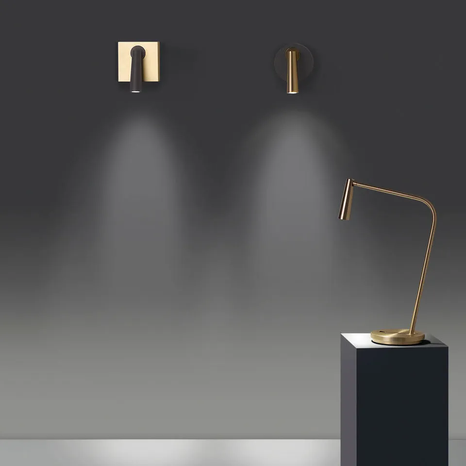 GAM Matt Gold Directional Table Light - ID 10738