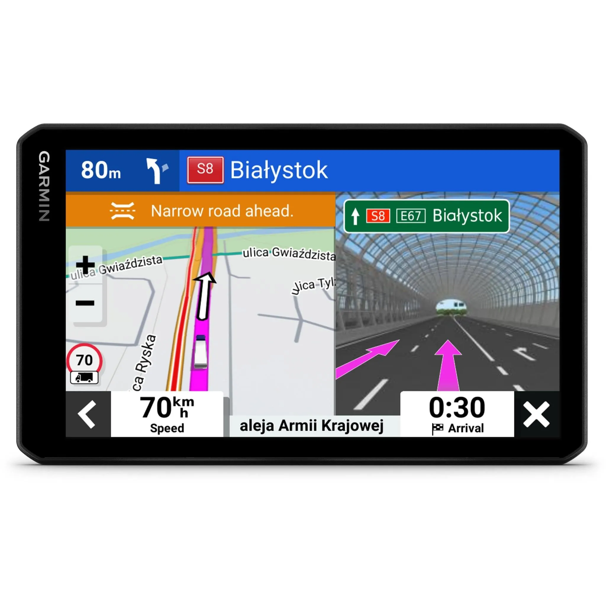 Garmin DezlCam LGV710 MT-S 7" GPS Truck Navigation with Dash Cam