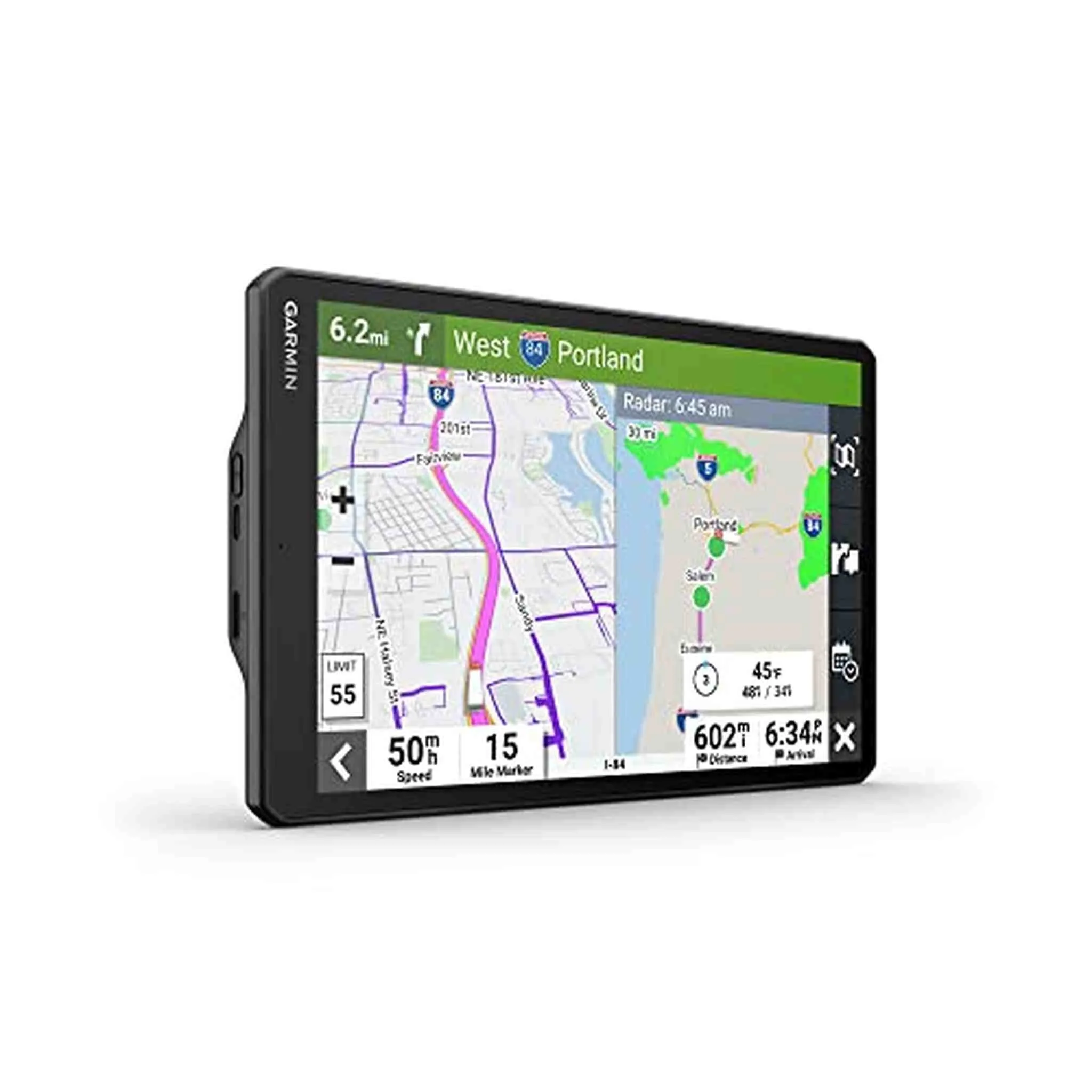 Garmin dēzl™ OTR1010, Extra-Large, Easy-to-Read 10” GPS Truck Navigator, Custom Truck Routing, High-Resolution Birdseye Satellite Imagery, Directory of Truck & Trailer Services