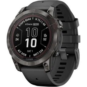 Garmin fēnix 7 Pro Sapphire Solar GPS Smartwatch - 47mm, Multisport, Grey/Black