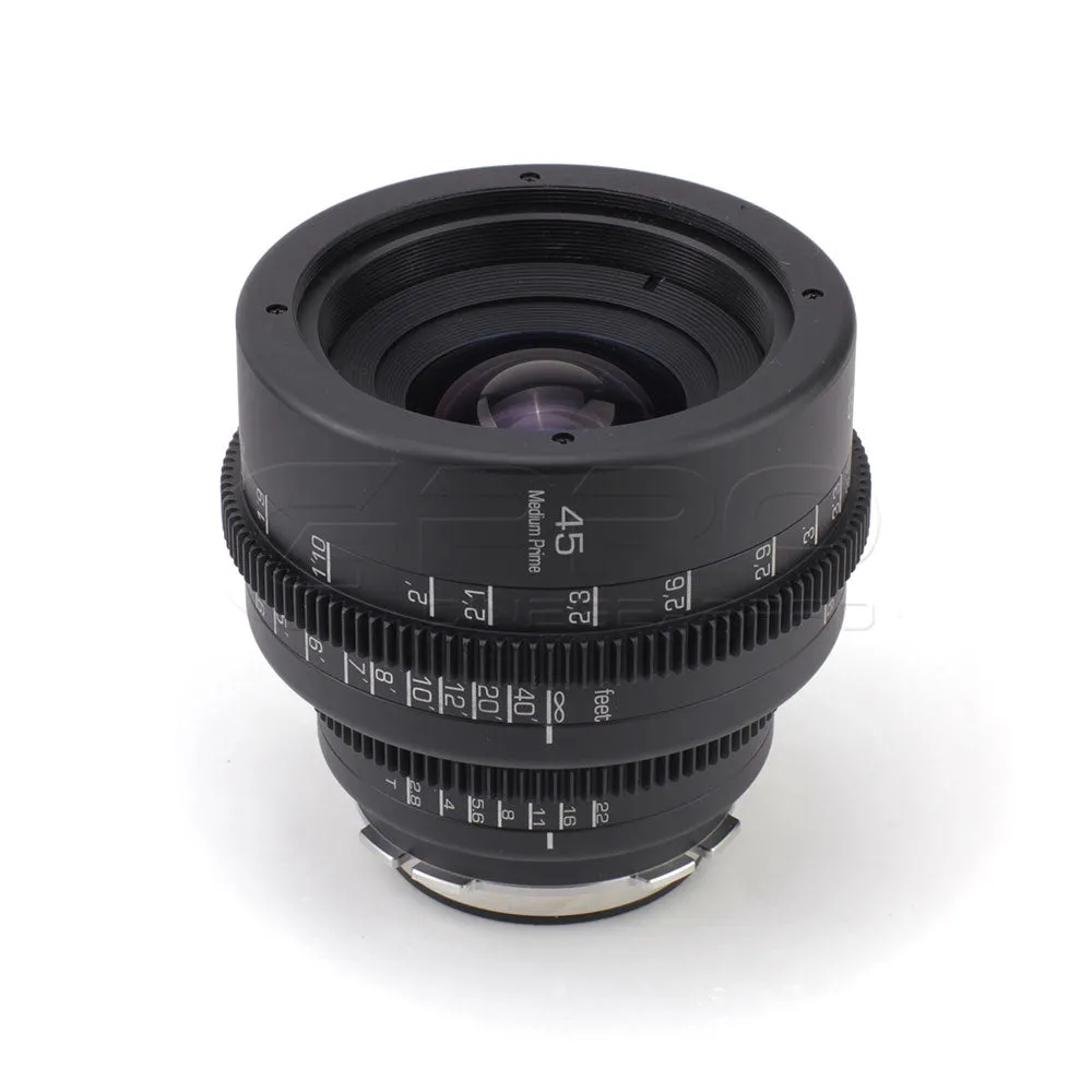G.L OPTICS Medium Prime 45mm T2.8 Mamiya 645N Rehoused Lens