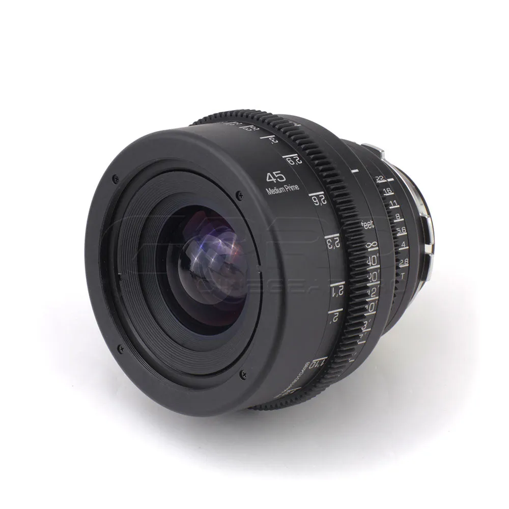 G.L OPTICS Medium Prime 45mm T2.8 Mamiya 645N Rehoused Lens