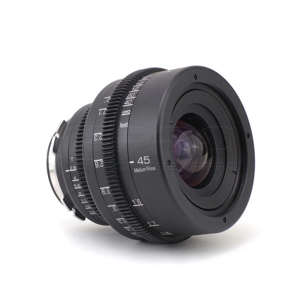 G.L OPTICS Medium Prime 45mm T2.8 Mamiya 645N Rehoused Lens