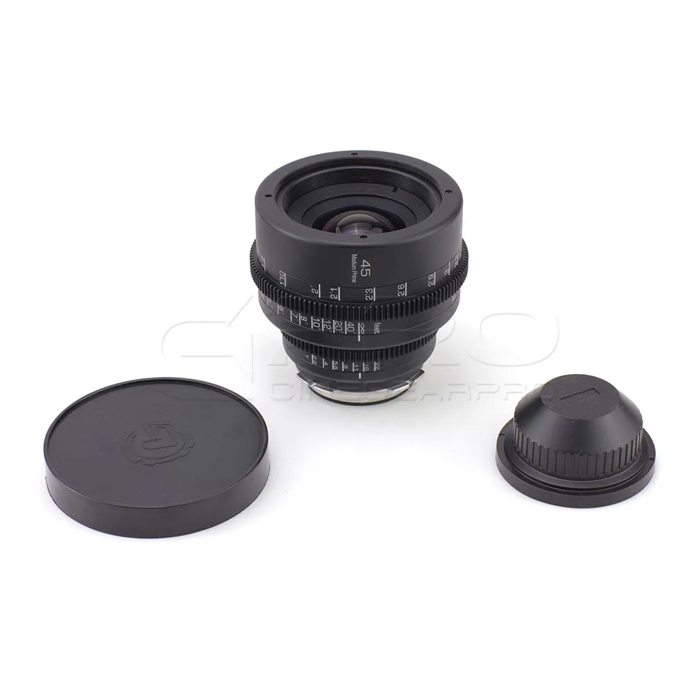 G.L OPTICS Medium Prime 45mm T2.8 Mamiya 645N Rehoused Lens