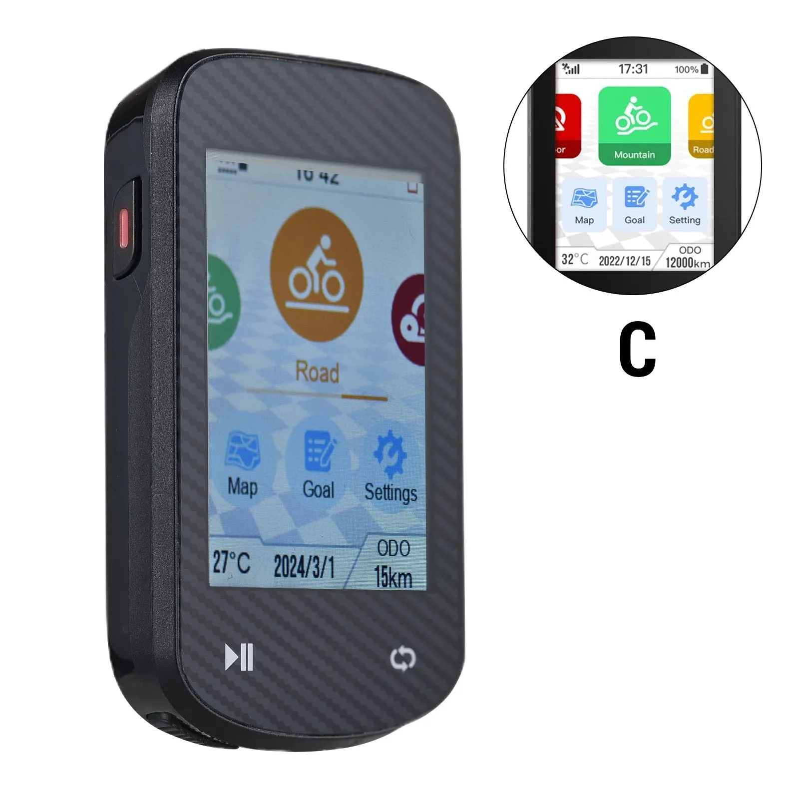 GPS Bike Computer Wireless Waterproof GLONASS ANT  Sensor and BT Compatible Offline Maps Gyroscope Touchscreen Bicycle Computer