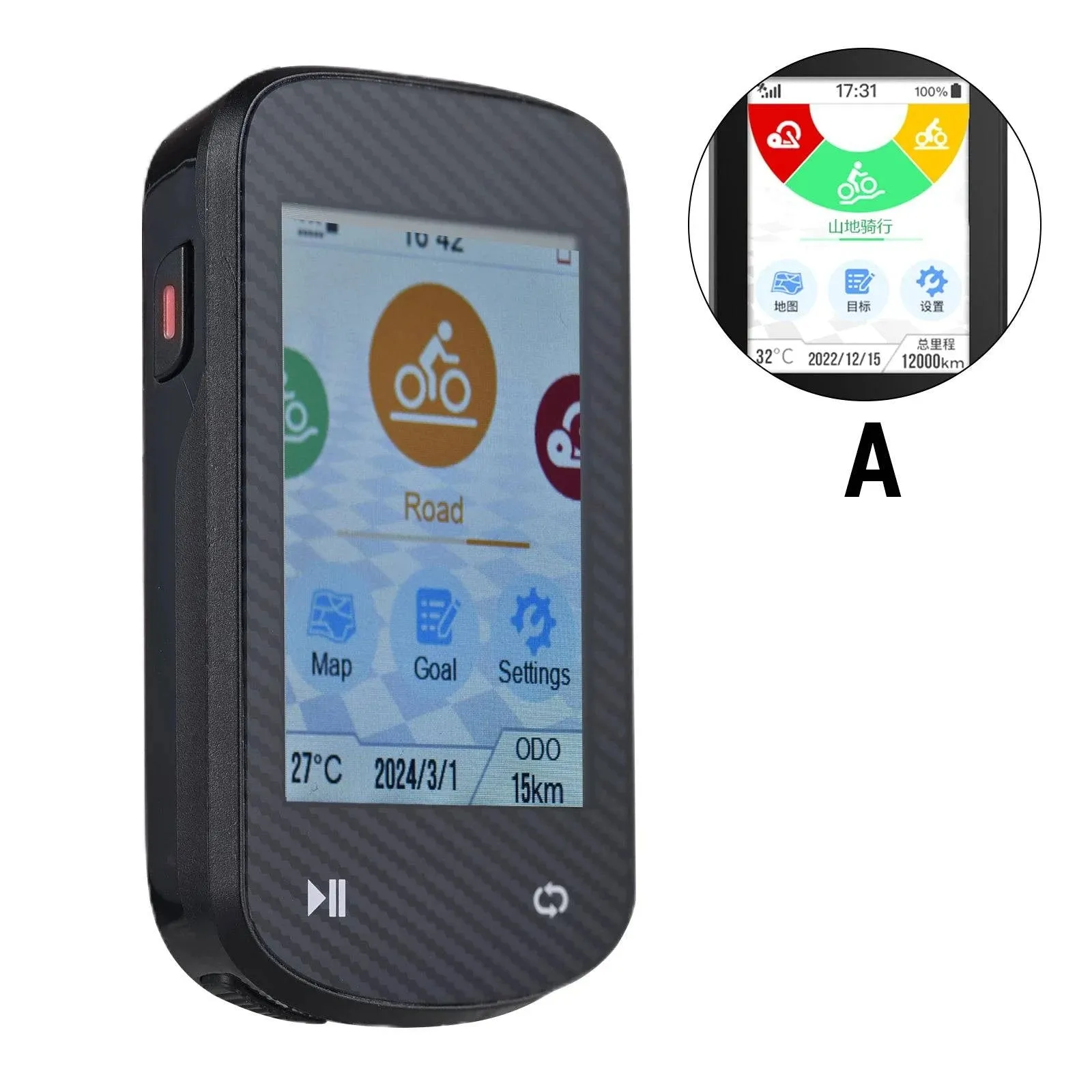 GPS Bike Computer Wireless Waterproof GLONASS ANT  Sensor and BT Compatible Offline Maps Gyroscope Touchscreen Bicycle Computer