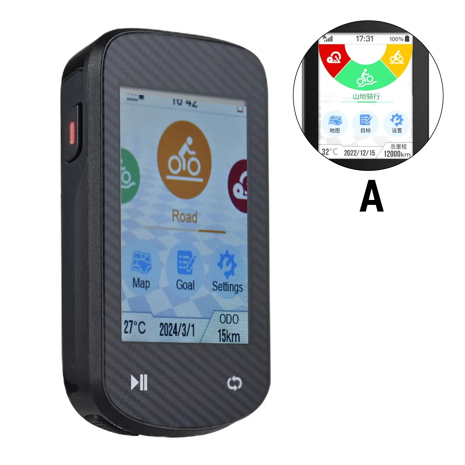 GPS Bike Computer Wireless Waterproof GLONASS ANT  Sensor and BT Compatible Offline Maps Gyroscope Touchscreen Bicycle Computer