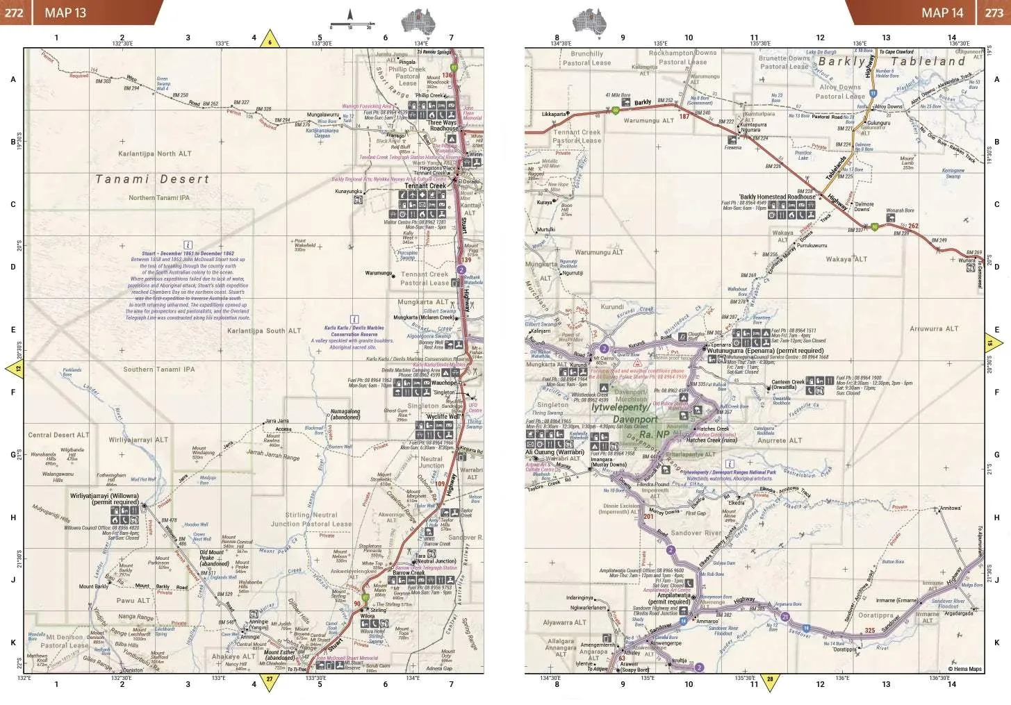 Great Desert Tracks Atlas & Giude (6th Edition) by Hema Maps