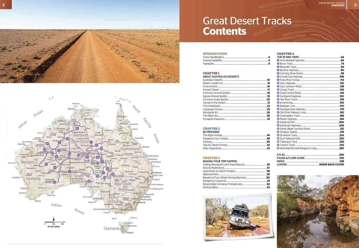 Great Desert Tracks Atlas & Giude (6th Edition) by Hema Maps