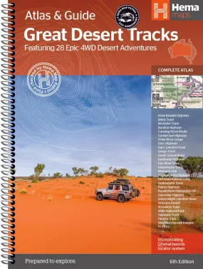 Great Desert Tracks Atlas & Giude (6th Edition) by Hema Maps