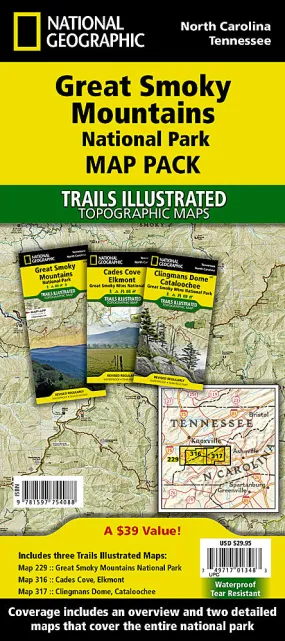 Great Smoky Mountains Map Bundle