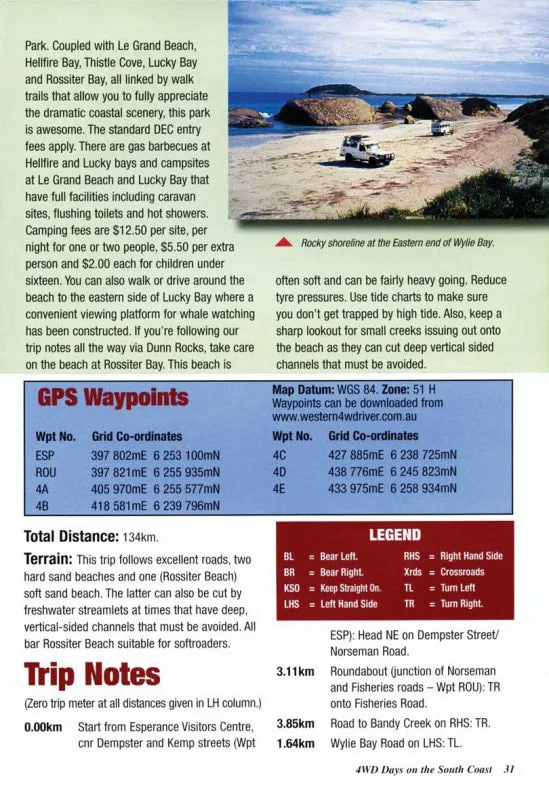 Hema 4WD Days on the South Coast of WA Guidebook