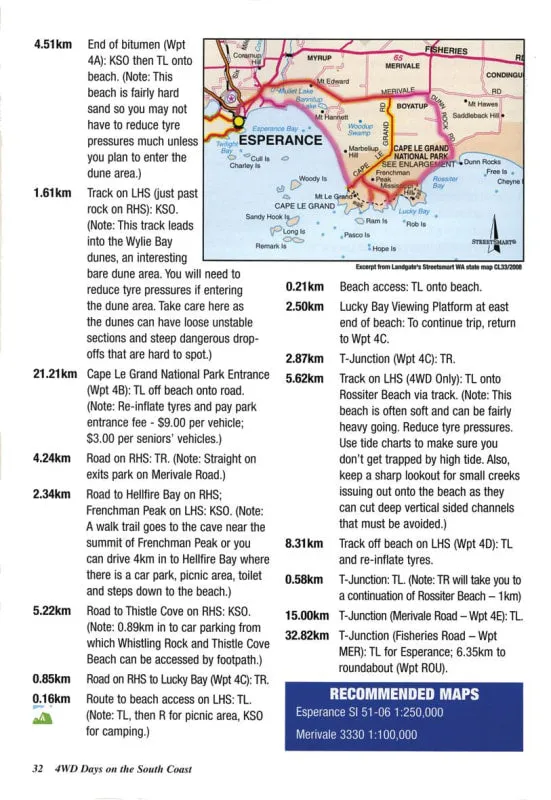 Hema 4WD Days on the South Coast of WA Guidebook