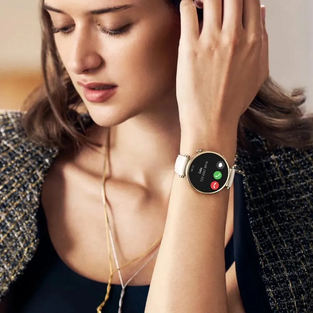 Huawei Watch GT 4 ARA-B19 (41mm - GPS) Black Stainless Steel Case With Black Fluoroelastomer Strap