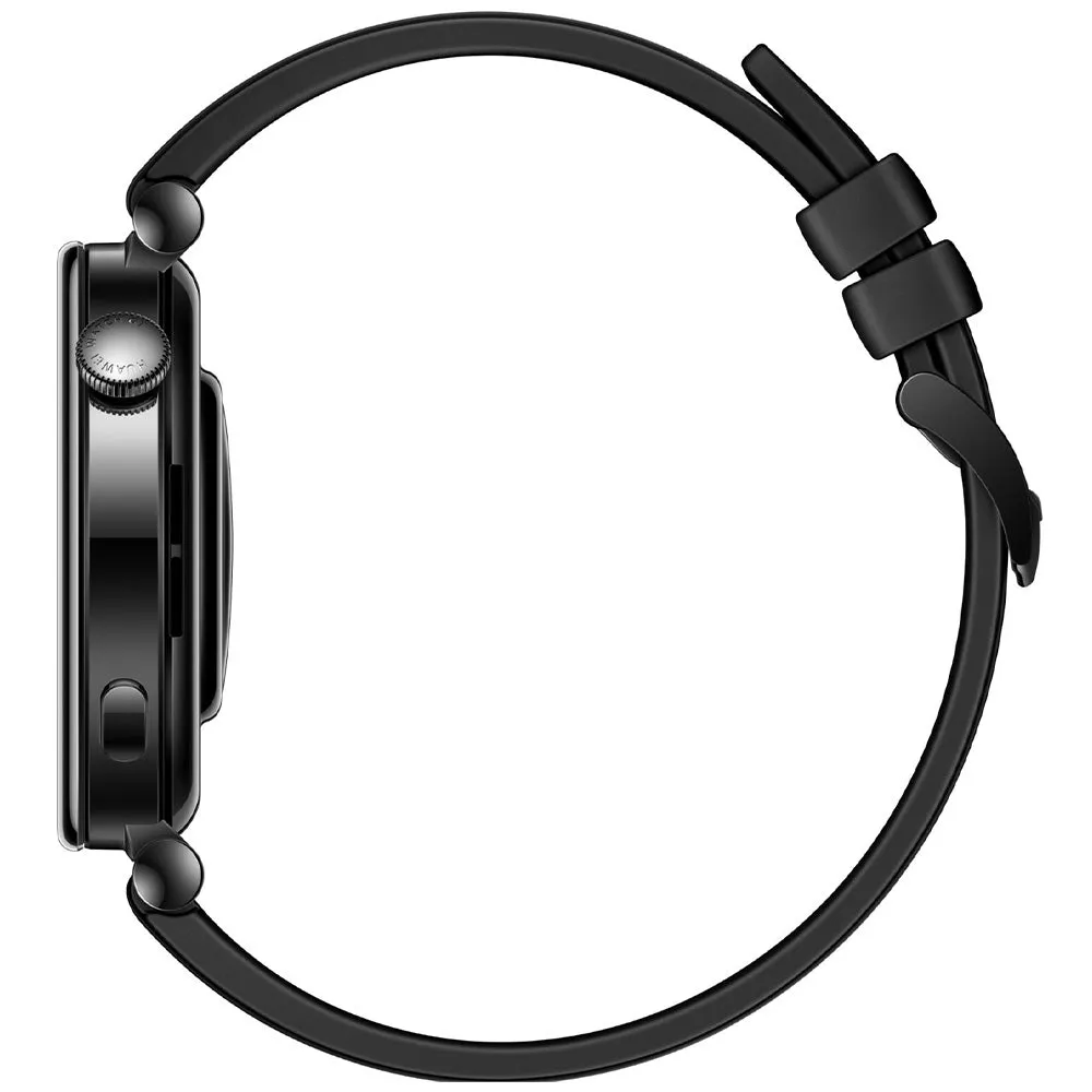 Huawei Watch GT 4 ARA-B19 (41mm - GPS) Black Stainless Steel Case With Black Fluoroelastomer Strap