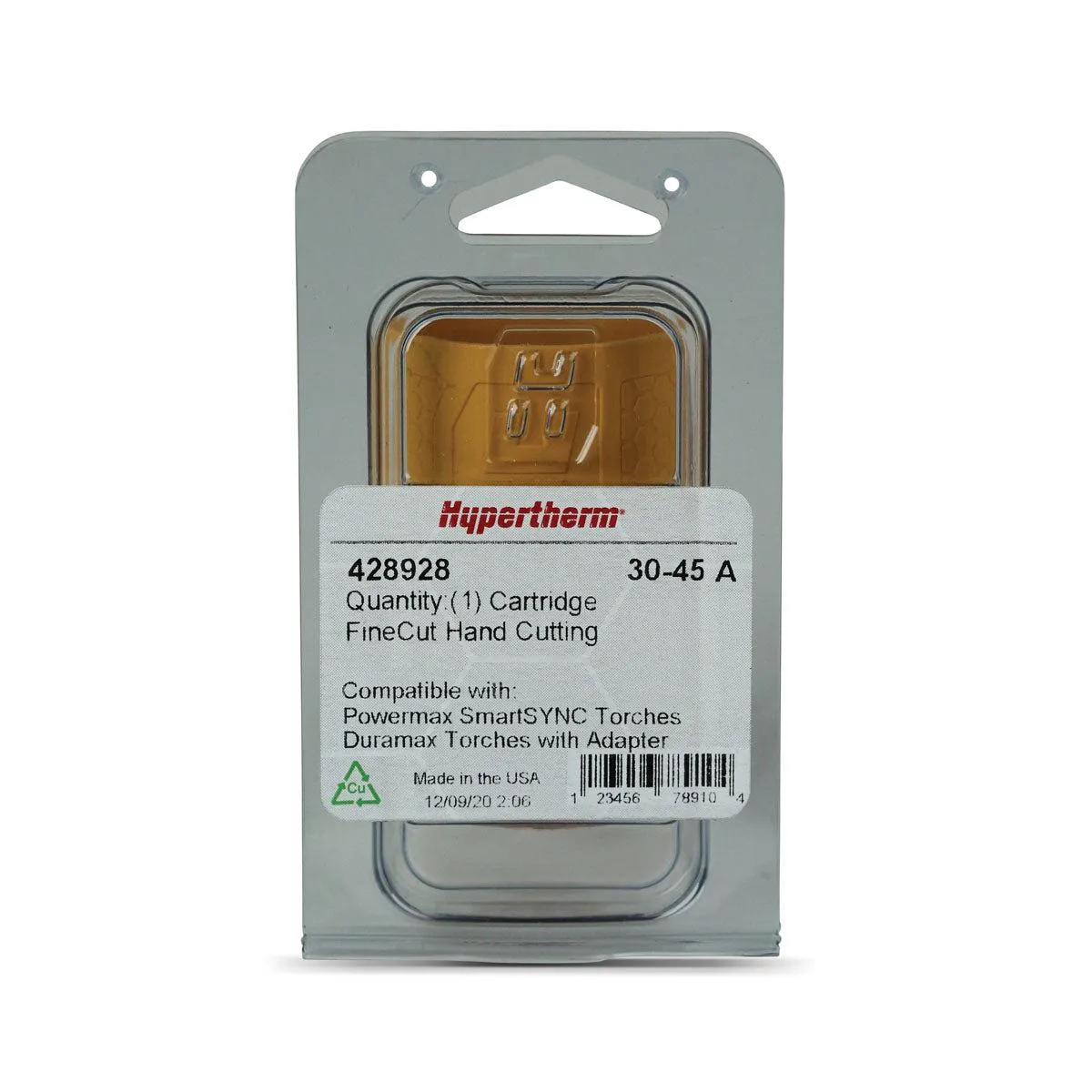 Hypertherm 30-45A SmartSYNC Cartridge for Handheld FineCutting - 428928
