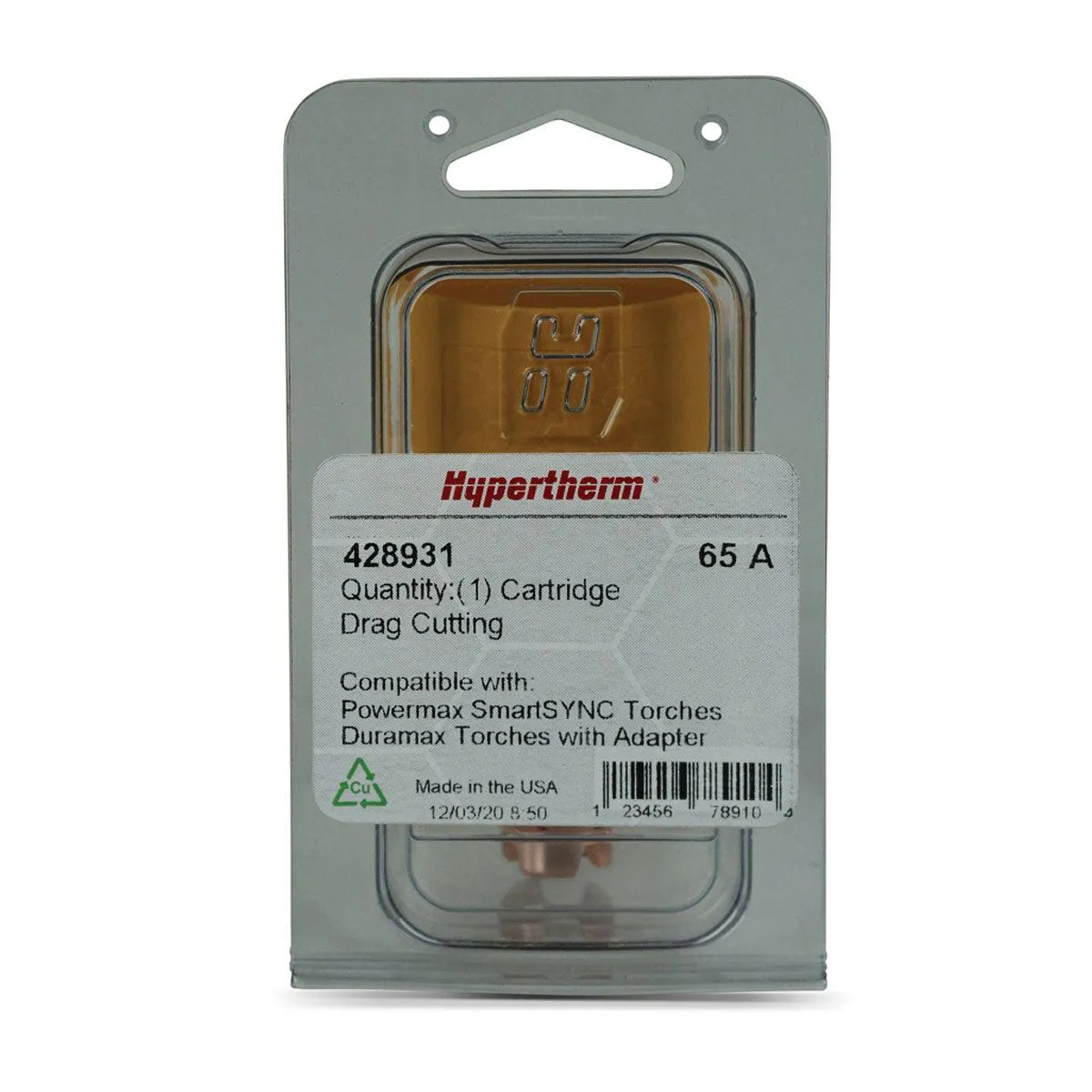 Hypertherm 65A SmartSYNC Cartridge for Drag Cutting - 428931