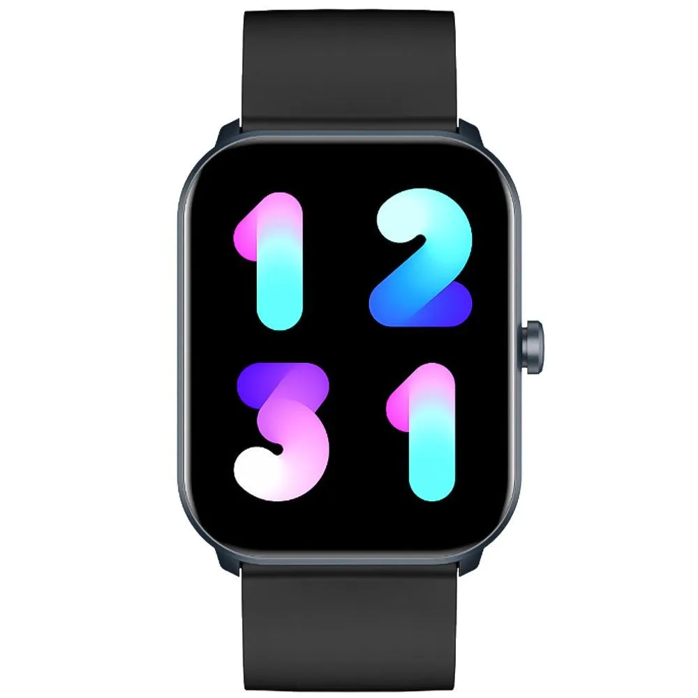 IMILAB W01 Smart Watch Black Case With Black Strap
