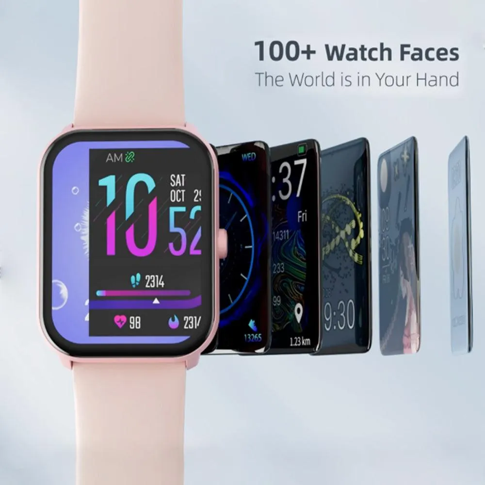 IMILAB W01 Smart Watch Black Case With Black Strap