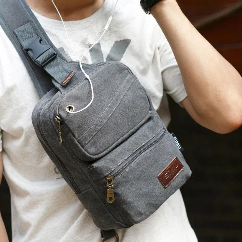Large Capacity Multi-Purpose Casual Crossbody Bag Chest Bag