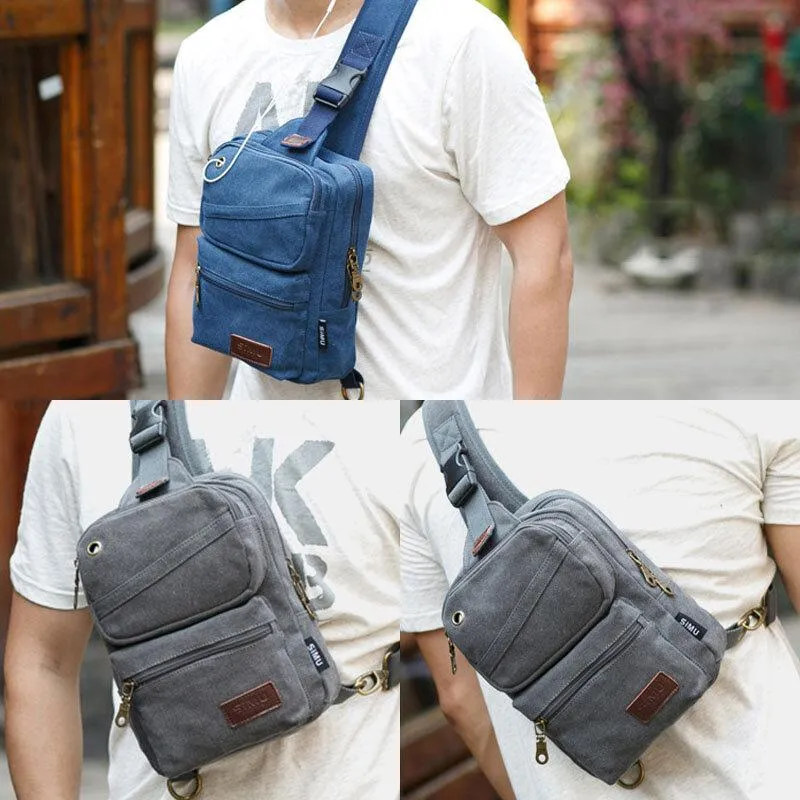 Large Capacity Multi-Purpose Casual Crossbody Bag Chest Bag
