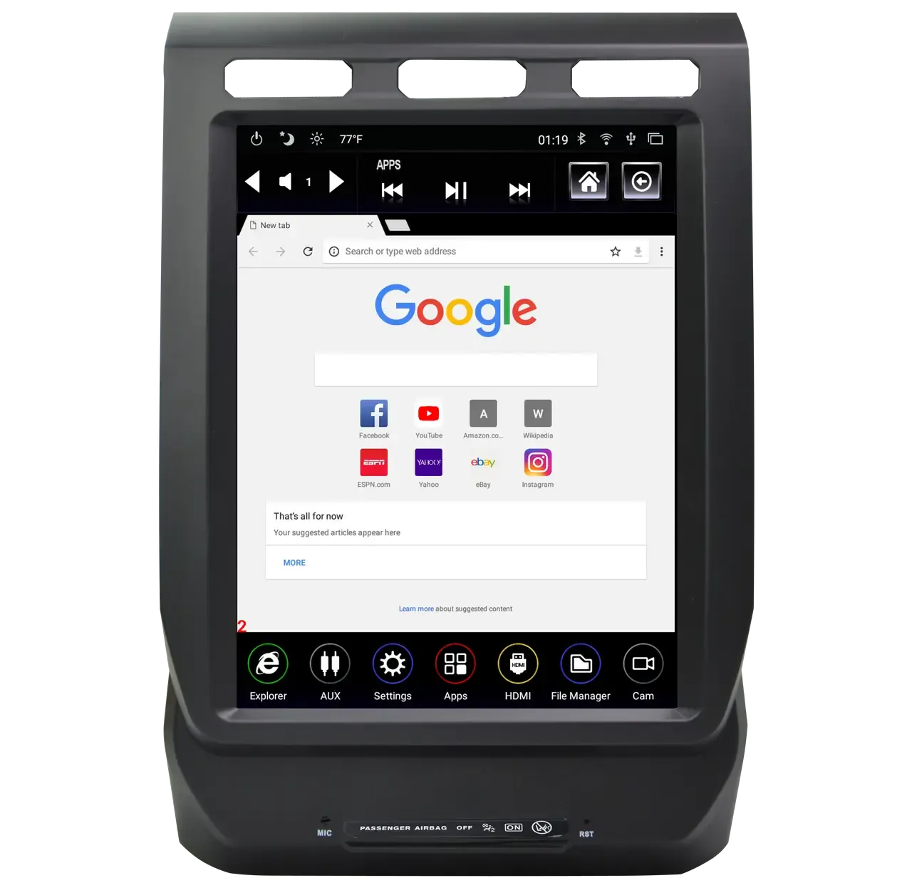 LinksWell TS-FDED12-1AK-5S GEN5 T-Style Radio/Tablet